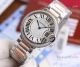 Copy Cartier Balloon Blue V6 Diamond Bezel White Face Watch 316L Stainless Steel Band (3)_th.JPG